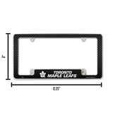 NHL Toronto Maple Leafs All Over Chrome Frame Fan Gear NHL Toronto Maple Leafs