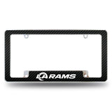 NFL Los Angeles Rams All Over Chrome Frame Fan Gear NFL Los Angeles Rams