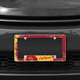 NCAA Iowa State Cyclones All Over Chrome Frame Fan Gear NCAA Iowa State Cyclones