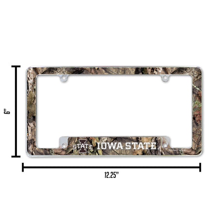 NCAA Iowa State Cyclones All Over Chrome Frame Fan Gear NCAA Iowa State Cyclones
