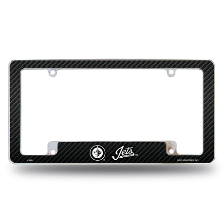 NHL Winnipeg Jets All Over Chrome Frame Fan Gear NHL Winnipeg Jets