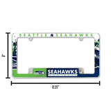 NFL Seattle Seahawks All Over Chrome Frame Fan Gear NFL Seattle Seahawks