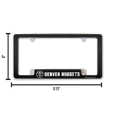 NBA Denver Nuggets All Over Chrome Frame Fan Gear NBA Denver Nuggets