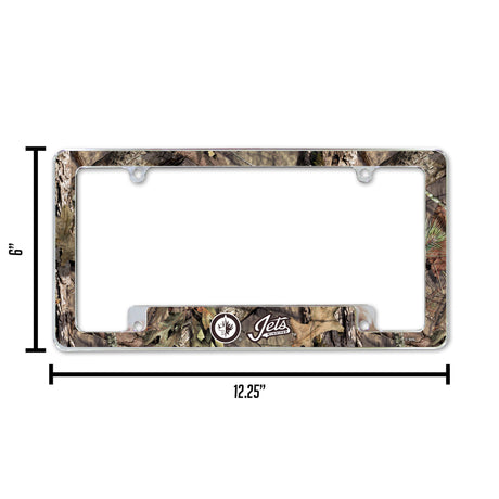 NHL Winnipeg Jets All Over Chrome Frame Fan Gear NHL Winnipeg Jets