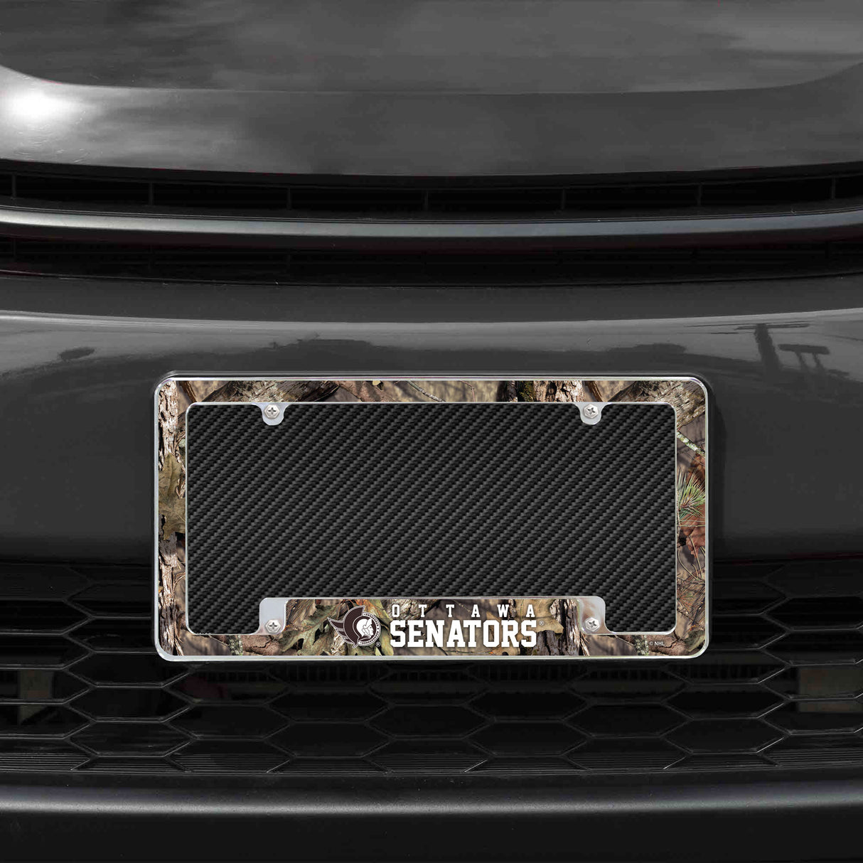 NHL Ottawa Senators All Over Chrome Frame Fan Gear NHL Ottawa Senators