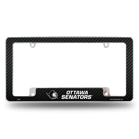 NHL Ottawa Senators All Over Chrome Frame Fan Gear NHL Ottawa Senators