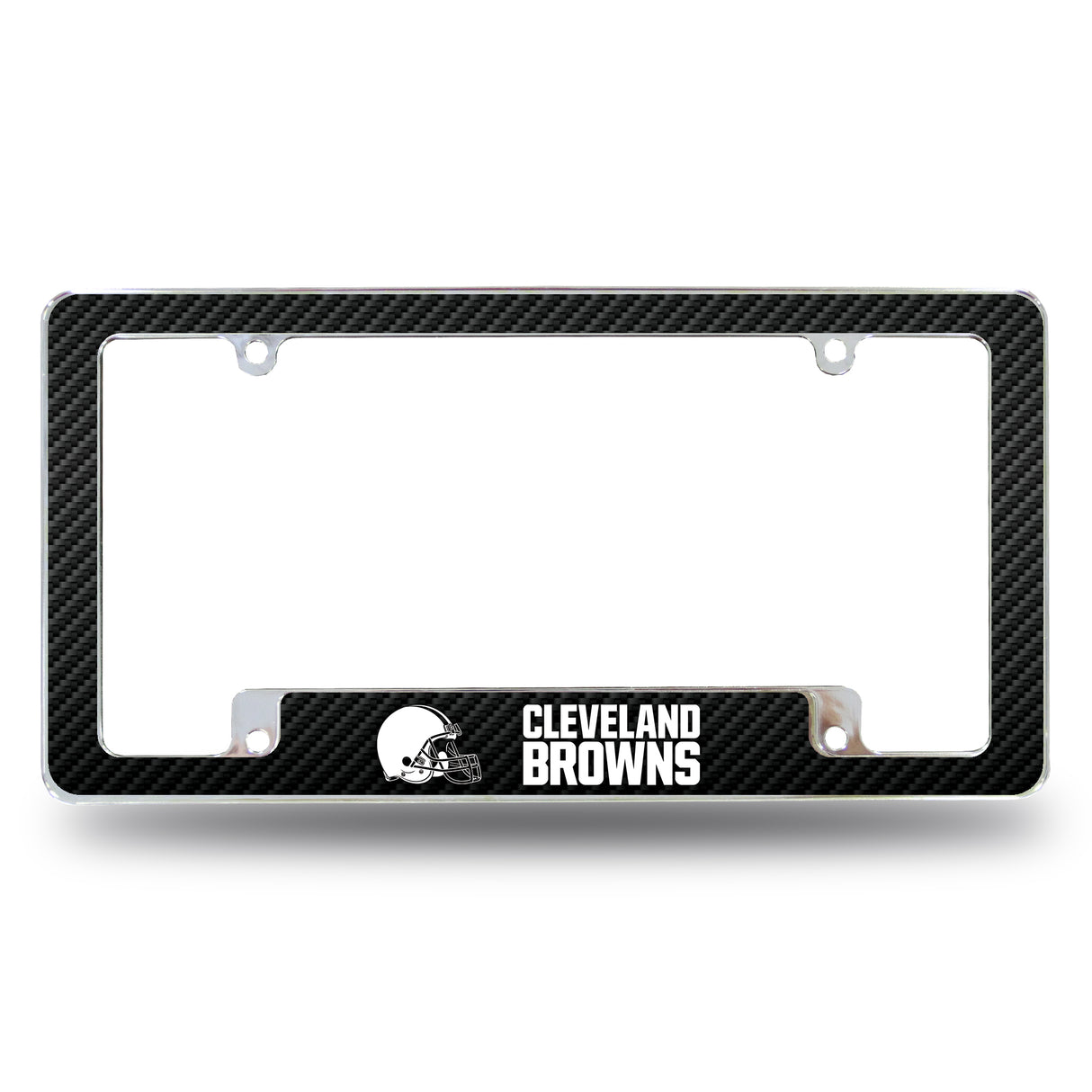NFL Cleveland Browns All Over Chrome Frame Fan Gear NFL Cleveland Browns