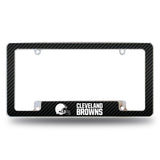 NFL Cleveland Browns All Over Chrome Frame Fan Gear NFL Cleveland Browns