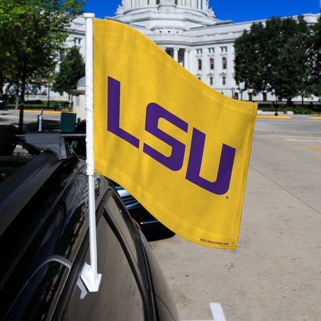 NCAA LSU Tigers Car Flag Fan Gear NCAA LSU Tigers