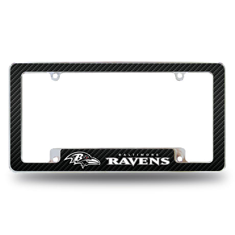 NFL Baltimore Ravens All Over Chrome Frame Fan Gear NFL Baltimore Ravens