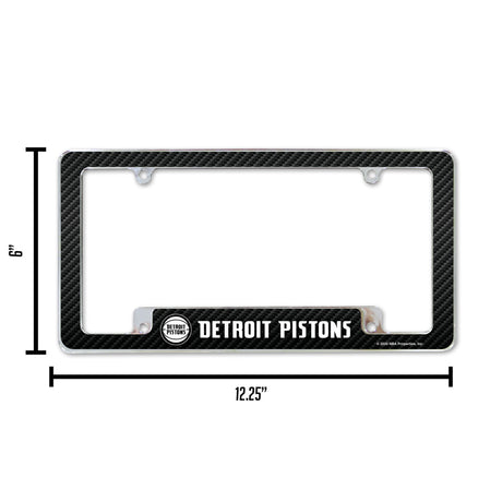 NBA Detroit Pistons All Over Chrome Frame Fan Gear NBA Detroit Pistons