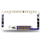 NFL Baltimore Ravens All Over Chrome Frame Fan Gear NFL Baltimore Ravens