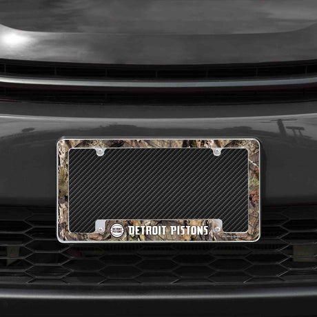 NBA Detroit Pistons All Over Chrome Frame Fan Gear NBA Detroit Pistons