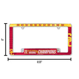 NCAA Southern California Trojans - USC All Over Chrome Frame Fan Gear NCAA Southern California Trojans