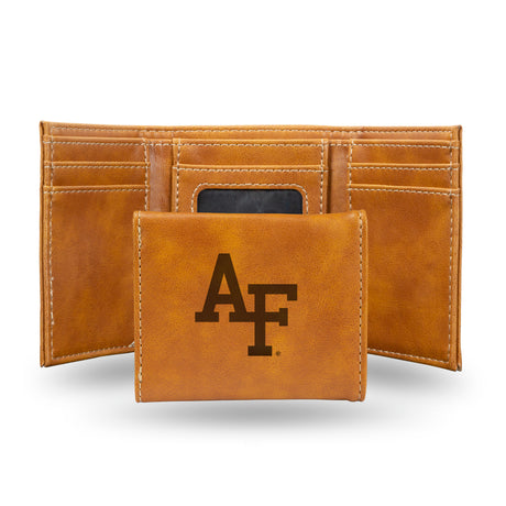 NCAA Air Force Academy Falcons - AF Laser Engraved Tri-Fold Wallet Fan Gear NCAA Air Force Academy Falcons