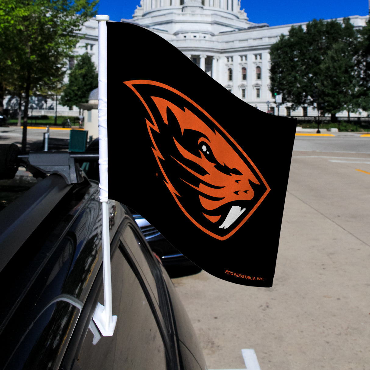 NCAA Oregon State Beavers Car Flag Fan Gear NCAA Oregon State Beavers