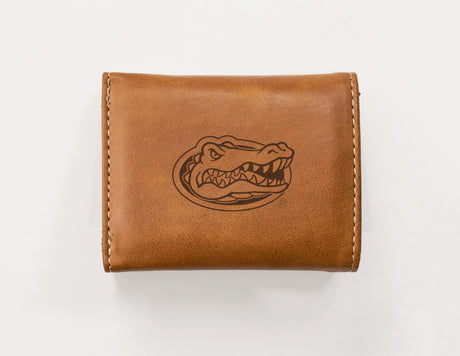 NCAA Florida Gators Laser Engraved Tri-Fold Wallet Fan Gear NCAA Florida Gators