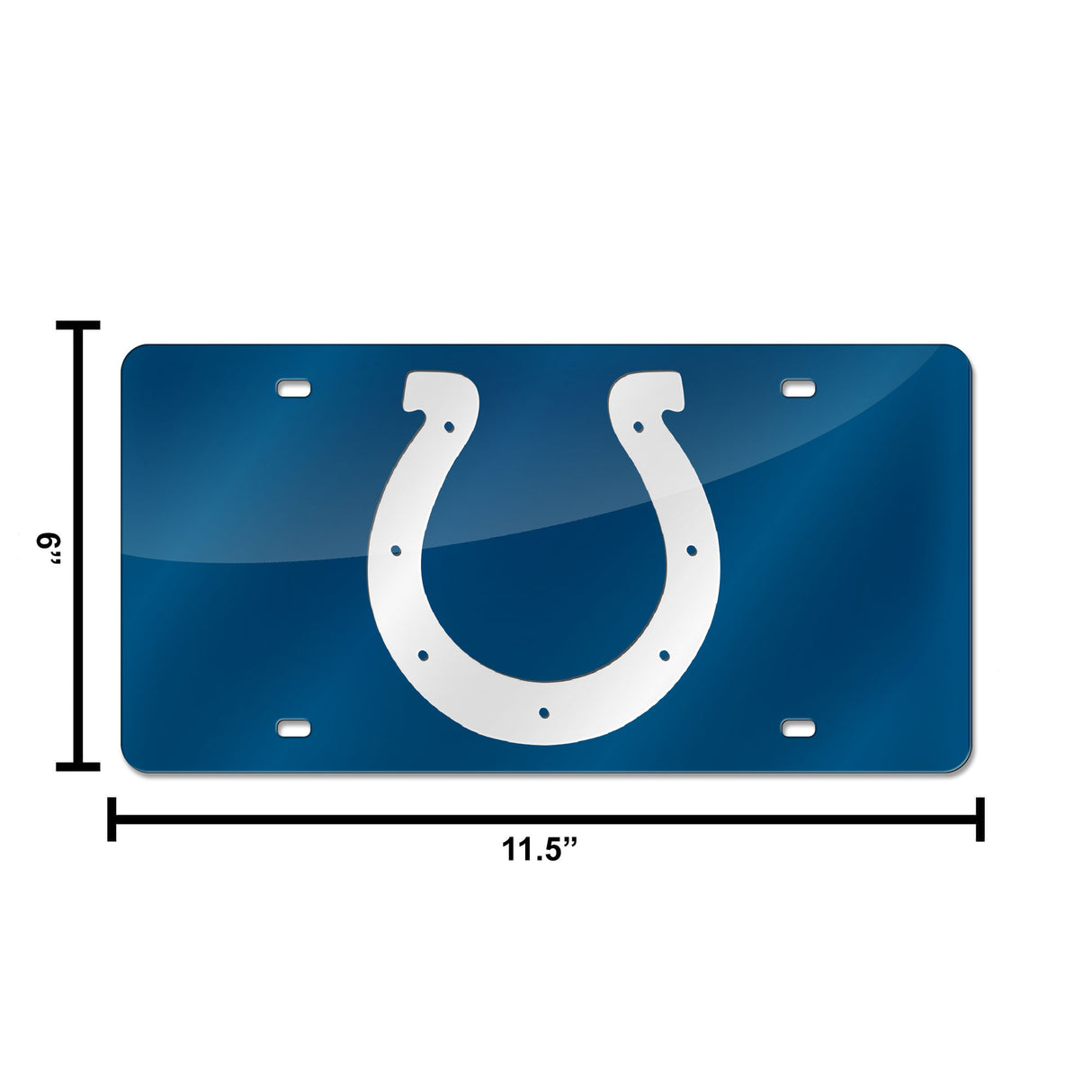 NFL Indianapolis Colts Laser Cut License Plate Tag Fan Gear NFL Indianapolis Colts