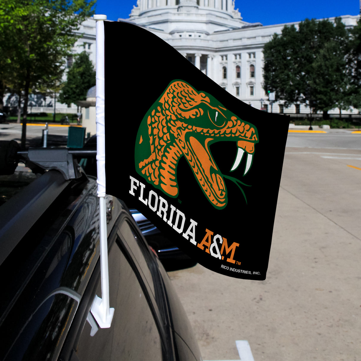 NCAA Florida A&M Rattlers - FAMU Car Flag Fan Gear NCAA Florida A&M Rattlers