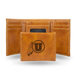 NCAA Utah Utes Laser Engraved Tri-Fold Wallet Fan Gear NCAA Utah Utes