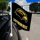 NCAA Southern Mississippi Golden Eagles Car Flag Fan Gear NCAA Southern Mississippi Golden Eagles