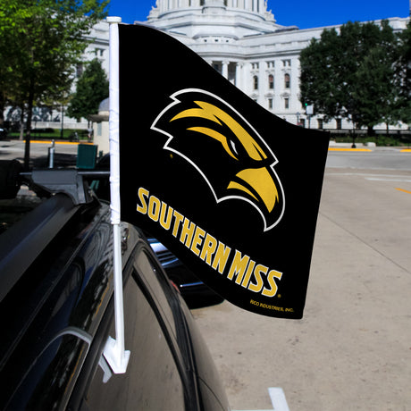 NCAA Southern Mississippi Golden Eagles Car Flag Fan Gear NCAA Southern Mississippi Golden Eagles