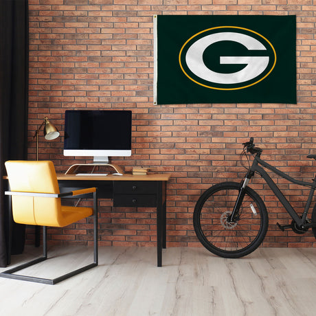 NFL Green Bay Packers 3x5 Banner Flag Fan Gear NFL Green Bay Packers