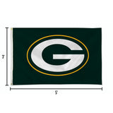NFL Green Bay Packers 3x5 Banner Flag Fan Gear NFL Green Bay Packers