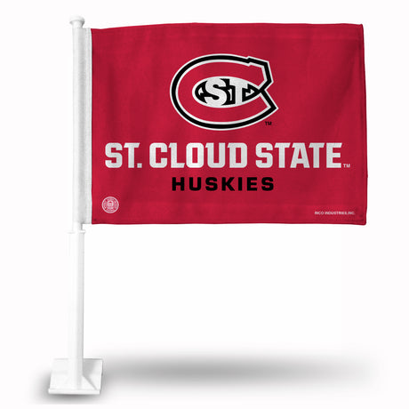 NCAA St. Cloud State Huskies Car Flag Fan Gear NCAA St. Cloud State Huskies