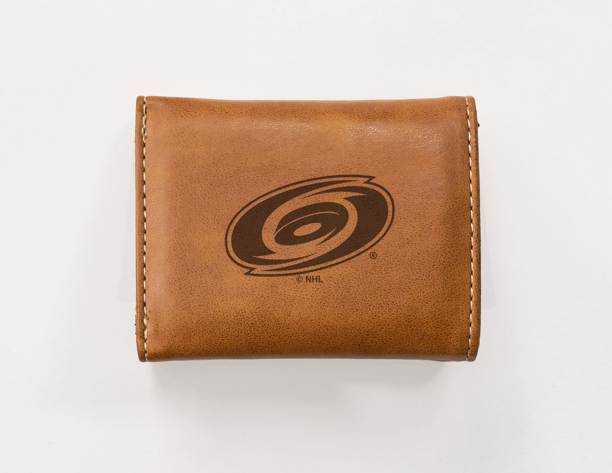 NHL Carolina Hurricanes Laser Engraved Trifold Fan Gear NHL Carolina Hurricanes