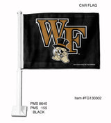 NCAA Wake Forest Demon Deacons Car Flag Fan Gear NCAA Wake Forest Demon Deacons