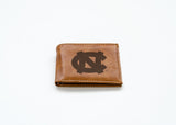 NCAA North Carolina Tar Heels Laser Engraved Bill-Fold Fan Gear NCAA North Carolina Tar Heels