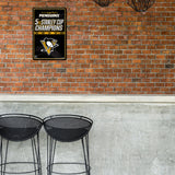 NHL Pittsburgh Penguins Large Metal Sign