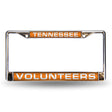 NCAA Tennessee Volunteers Laser Cut Chrome License Plate Frame Fan Gear NCAA Tennessee Volunteers
