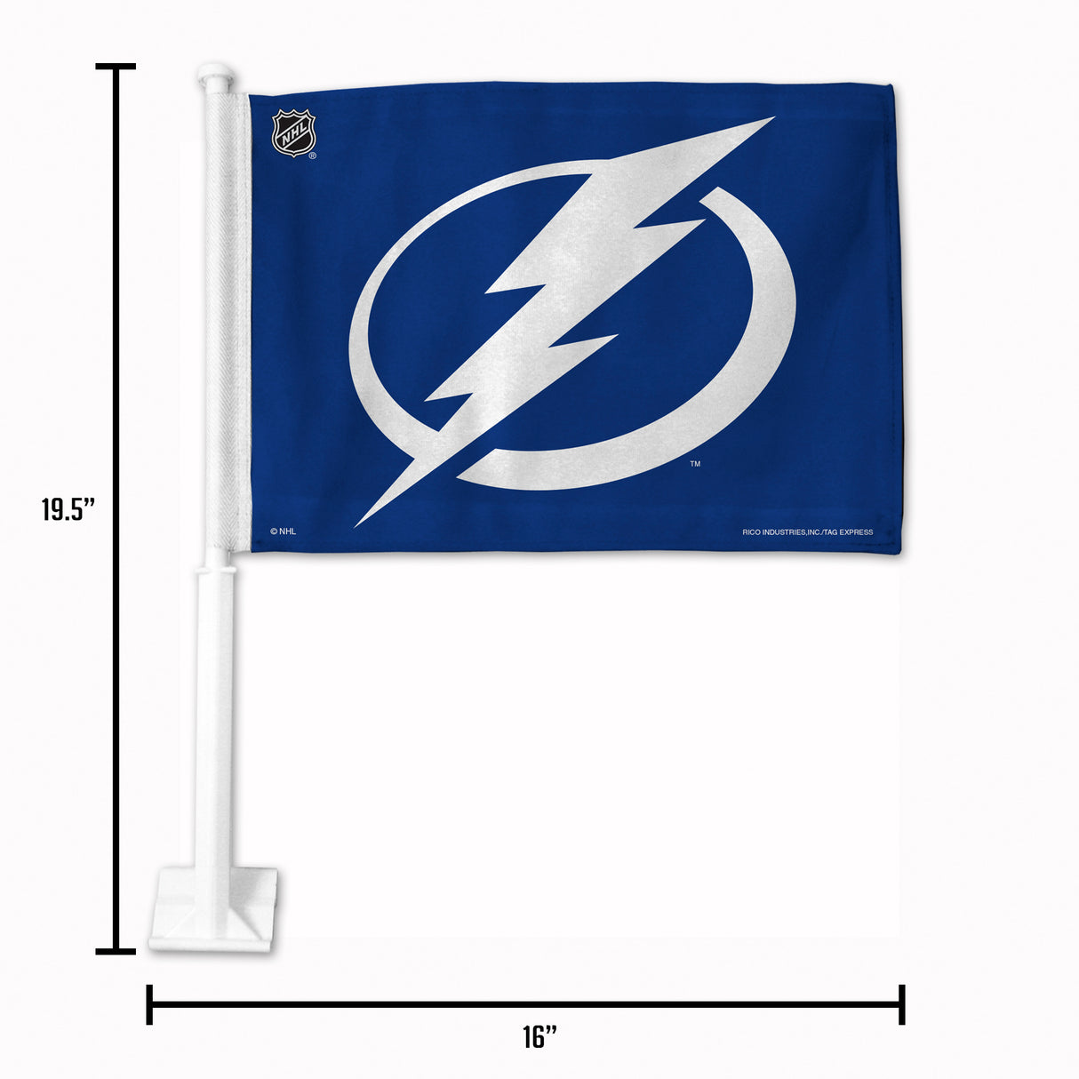 NHL Tampa Bay Lightning Car Flag Fan Gear NHL Tampa Bay Lightning