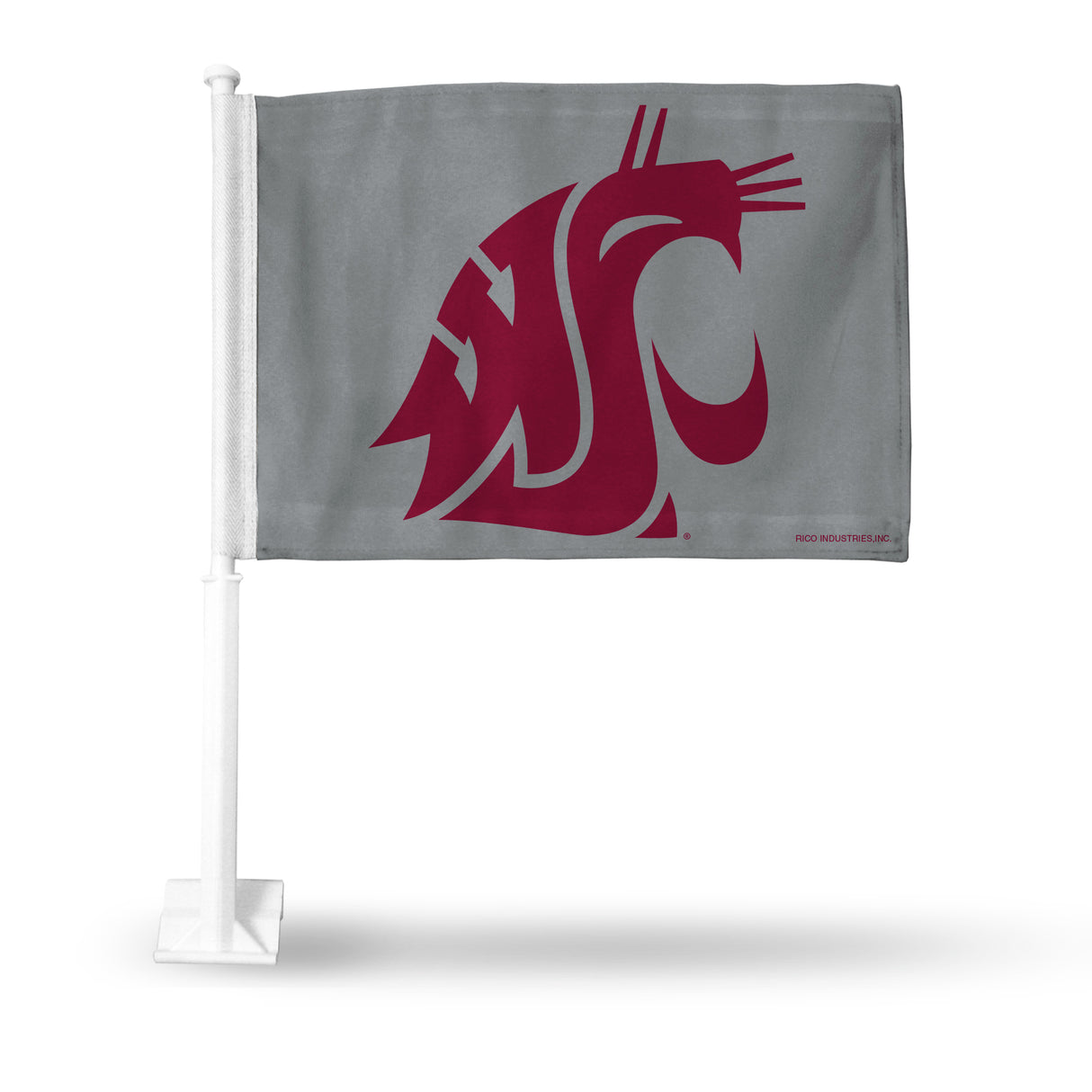 NCAA Washington State Cougars - WSU Car Flag Fan Gear NCAA Washington State Cougars