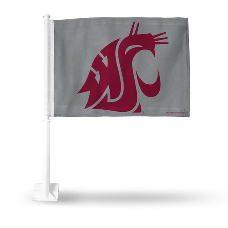 NCAA Washington State Cougars - WSU Car Flag Fan Gear NCAA Washington State Cougars