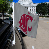 NCAA Washington State Cougars - WSU Car Flag Fan Gear NCAA Washington State Cougars