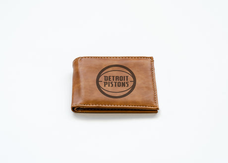 NBA Detroit Pistons Laser Engraved Bill-Fold Fan Gear NBA Detroit Pistons