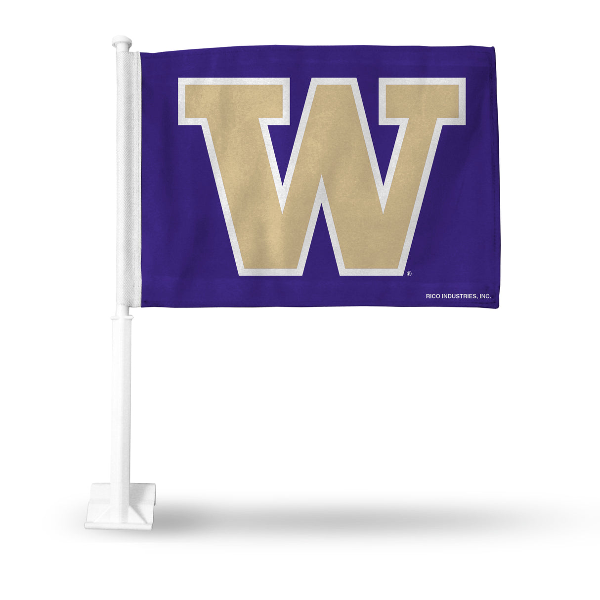 NCAA Washington Huskies Car Flag Fan Gear NCAA Washington Huskies