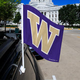 NCAA Washington Huskies Car Flag Fan Gear NCAA Washington Huskies
