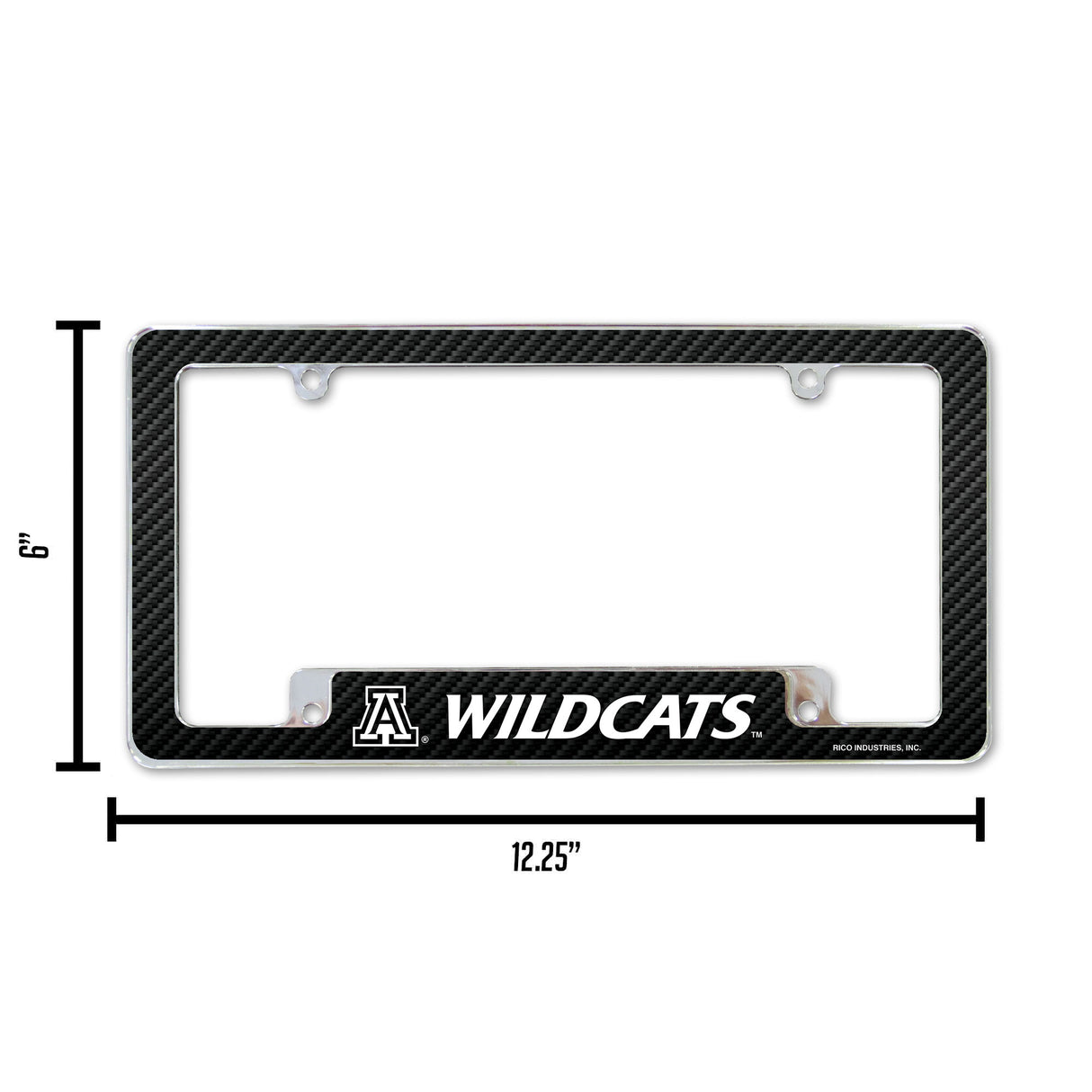 NCAA Arizona Wildcats All Over Chrome Frame Fan Gear NCAA Arizona Wildcats