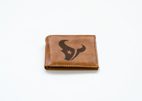 NFL Houston Texans Laser Engraved Bill-Fold Fan Gear NFL Houston Texans