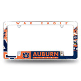 NCAA Auburn Tigers All Over Chrome Frame Fan Gear NCAA Auburn Tigers