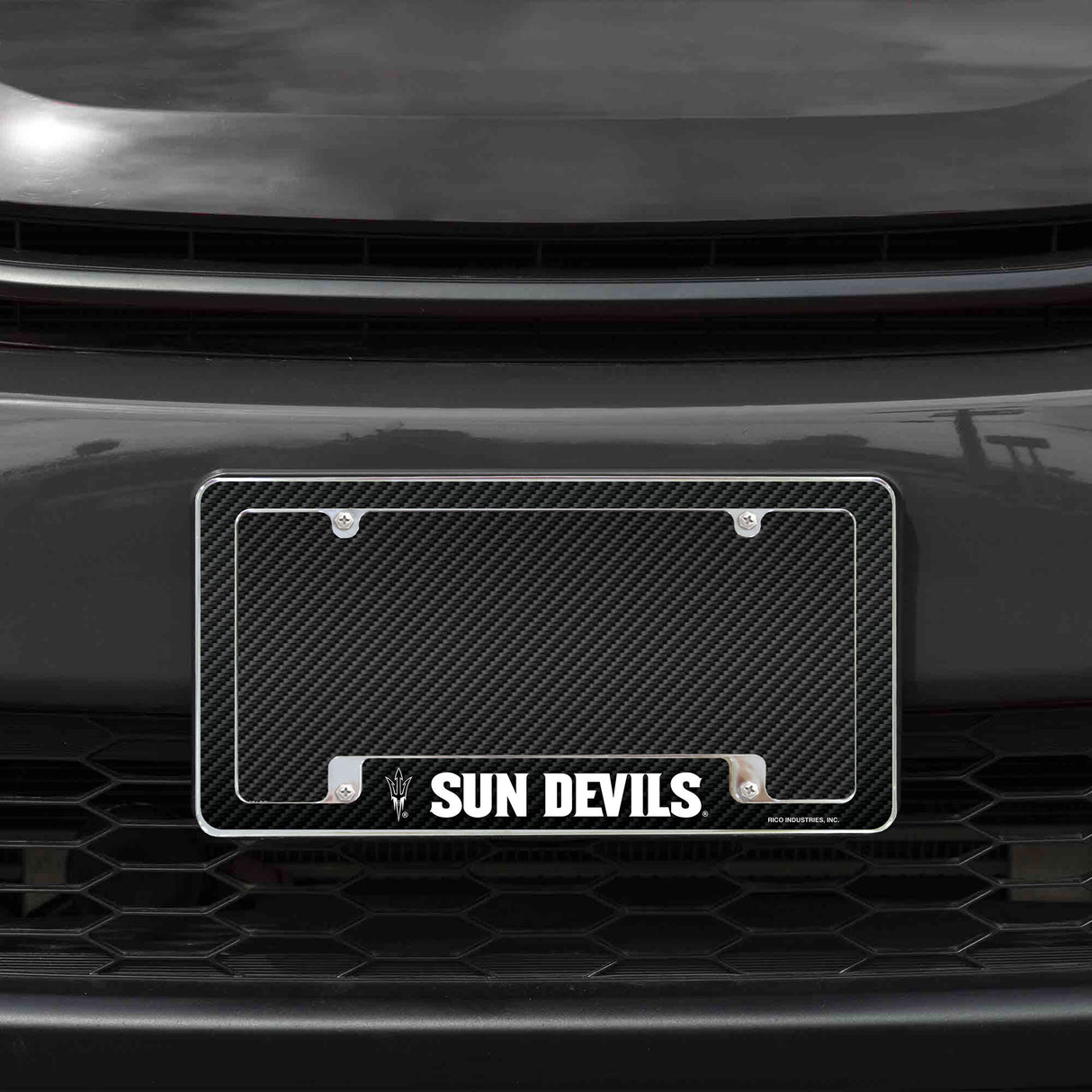 NCAA Arizona State Sun Devils - ASU All Over Chrome Frame Fan Gear NCAA Arizona State Sun Devils