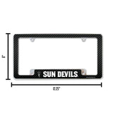 NCAA Arizona State Sun Devils - ASU All Over Chrome Frame Fan Gear NCAA Arizona State Sun Devils