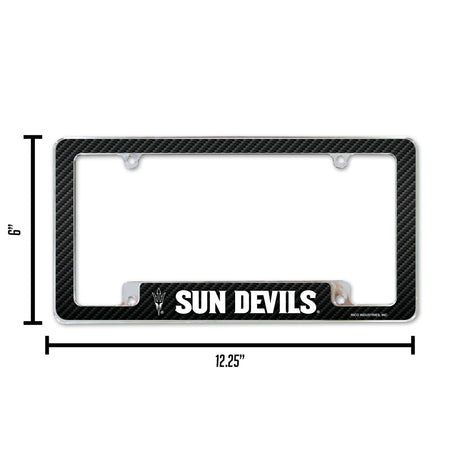 NCAA Arizona State Sun Devils - ASU All Over Chrome Frame Fan Gear NCAA Arizona State Sun Devils
