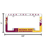 NCAA Arizona State Sun Devils - ASU All Over Chrome Frame Fan Gear NCAA Arizona State Sun Devils