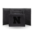 NCAA Nebraska Cornhuskers Laser Engraved Tri-Fold Wallet Fan Gear NCAA Nebraska Cornhuskers