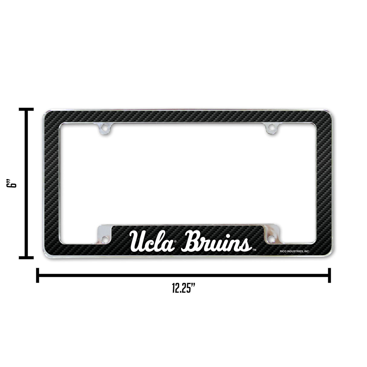 NCAA UCLA Bruins All Over Chrome Frame Fan Gear NCAA UCLA Bruins